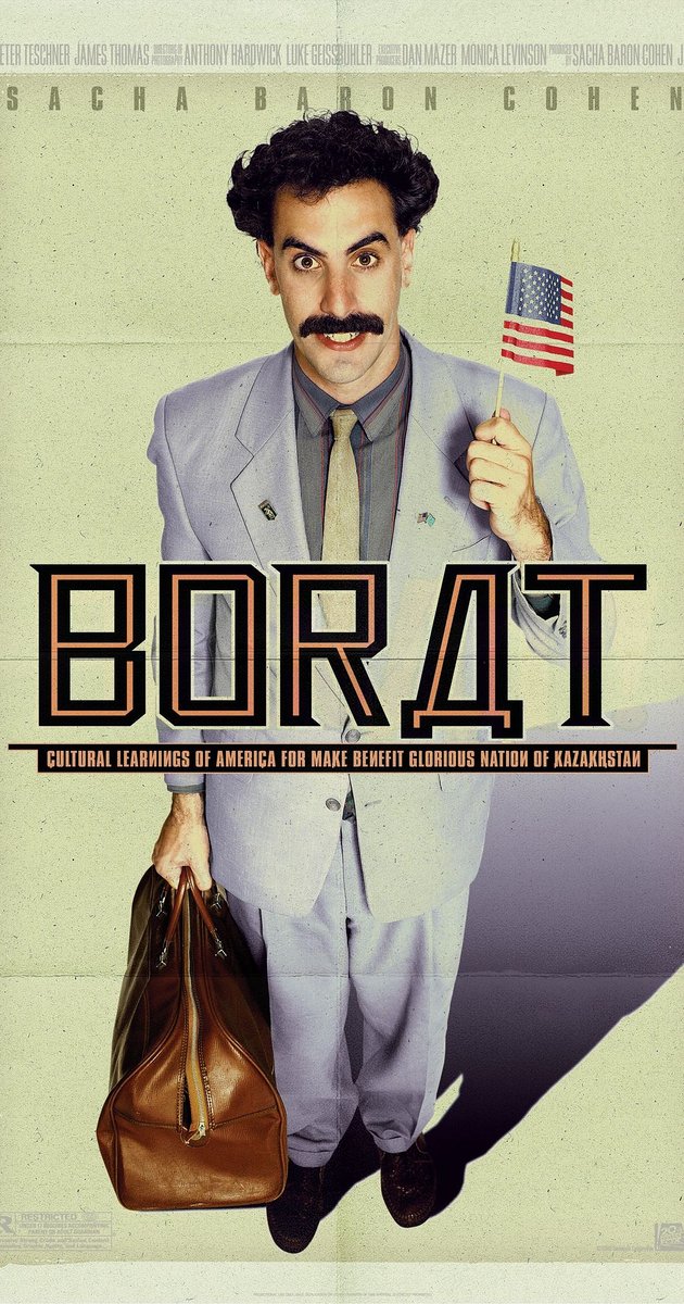 Borat Cultural Learnings of America for Make Benefit Glorious Nation of Kazakhstan